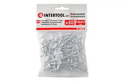 Витяжні заклепки з плоскою головкою Intertool 4.8 х 8.0 мм (в упаковці 50 шт.) - мініатюра 3
