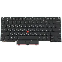 Клавіатура для ноутбука LENOVO (ThinkPad: E14 Gen 2) rus, black, без фрейма, підсвічування клавіш - мініатюра 2