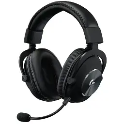 Навушники Logitech G PRO X Gaming Headset + Stand USB Black (991-000358) - мініатюра 2