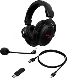 Навушники бездротові ігрові HyperX Cloud II Core Wireless (6Y2G8AA) чорні - мініатюра 6