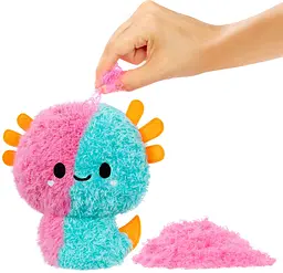 М'яка іграшка-антистрес Fluffie Stuffiez Пухнастий сюрприз Аксолотль (593447-6) - мініатюра 6