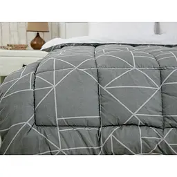 Ковдра Руно 140х205 см силіконова сіра (321.52_Crystal Grey demi) - мініатюра 5