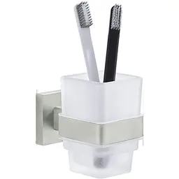 Стакан для зубних щіток VBI Jupiter nickel VBI-040604NI, Никель