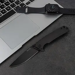 Ніж складаний туристичний Ruike P801-SB/(8.6 см) 14C28N/3cr14n чорний - мініатюра 4