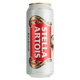 Уцінка. Пиво Stella Artois, світле, 5%, з/б, 0,5 л (64712) 