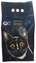 Наповнювач для котячого туалету Fun Cat Carbon Active,з активованим вугіллям, без аромату, 5 л