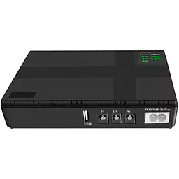 Джерело безперебійного живлення (ДБЖ) для роутера Voltronic DC1018 Black [112051] - мініатюра 2