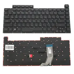 Клавіатура для ноутбука ASUS (G531 series) rus, black, без фрейма, підсвічування клавіш (RGB Per-Key)
