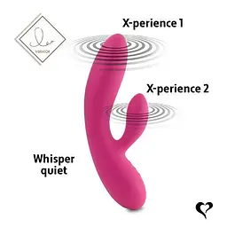 Вібратор-кролик FeelzToys Lea 20.2 см рожевий - мініатюра 5