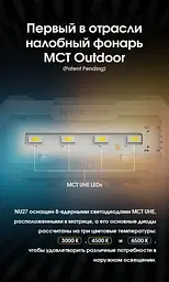 Налобний ліхтар Nitecore NU27 600лм 123м USB-C (10 режимів) біле + червоне світло (Чорний) - мініатюра 5