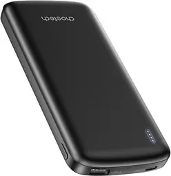 Універсальна мобільна батарея Choetech 10000mAh 12W USB-A,USB-C чорна - мініатюра 3