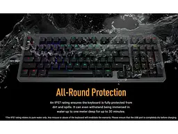 Клавіатура Asus TUF Gaming K3 Gen II Optical-Mech Switch Black (90MP0390-BKMA00) - мініатюра 5