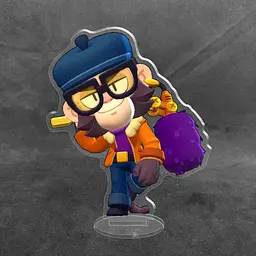 Акрилова колекційна фігурка Brawl Stars Міко (Mico) 10 см