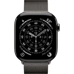 Смарт-годинник Apple Watch Series 11 GPS + Cellular 46mm Slate Titanium Case with Slate Milanese Loop S/M (MFD34) [151115] - мініатюра 2