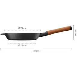 Сковорода Fiskars Norden чавунна 24 см (1026568) - мініатюра 6