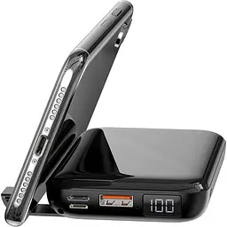 Портативна батарея Powerbank Baseus Xiaomini S Wireless Charger 10000 mAh PPXFF10W-01 Black - мініатюра 7
