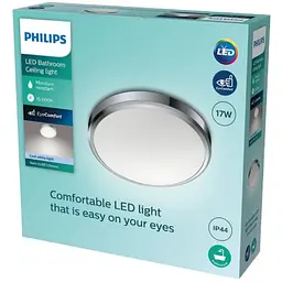 Світильник Philips Doris CL257 EC RD 17W 40K C HV IP44 06 для ванної кімнати хром (929002514301) - мініатюра 2