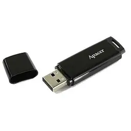 USB флеш накопичувач Apacer 64GB AH336 Black USB 2.0 (AP64GAH336B-1) - мініатюра 4