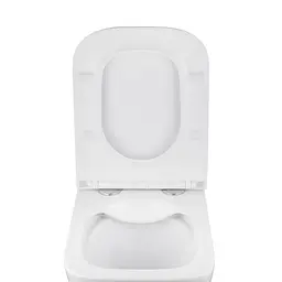 Унітаз підвісний Kroner Eifel WHI493436 RIMLESS безобідковий з сидінням Slim Duroplast / Soft-close / Quick relase (KE493436WHIR), Білий - мініатюра 6