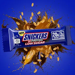 Шоколадний батончик Snickers Hi Protein Low Sugar Milk Chocolate Bar 57 г - мініатюра 2