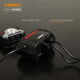 Налобний світлодіодний ліхтарик Videx 1400Lm 6500K (VLF-H056) - мініатюра 3