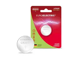 Батарейка літієва EUROELECTRIC CR2032 1штшт 3V blister
