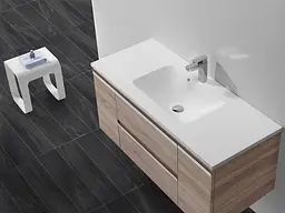 Раковина AsigNatura Delight 100x48 75721404, Білий матовий - мініатюра 3
