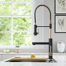 Змішувач для кухні Kraus Artec Pro KPF-1603SFACBMB, Чорний матовий - мініатюра 5
