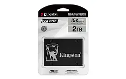 Накопичувач SSD Kingston 2.5" 2TB SATA KC600 teh0014732 - мініатюра 3