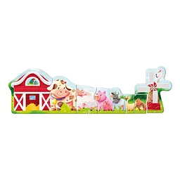 Дитяча магнітна гра "Друзі з ферми" DoDo Toys 200255, 8 елементів - мініатюра 3