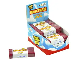 Пластилін Гамма UA 30гр рожевий,восковий 333111(12)(48)