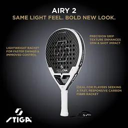 Ракетка для падел тенісу Stiga Racket AIRY 2 (2204-1311-01) - мініатюра 7