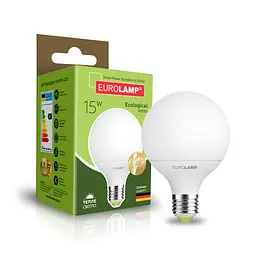Лампочка Eurolamp LED G95 15W E27 3000K 220V (LED-G95-15272(P))