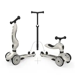 Самокат Scoot and Ride Highwaykick-1 Push and Go Miffy світло-сірий (SR-54155)