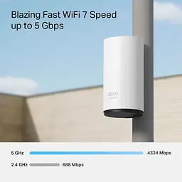 TP-Link Система WiFi-Mesh Deco BE25 BE5000, 2x2.5GE LANWAN, 1мод, зовнішня - мініатюра 6