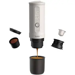 Портативна кавоварка Outin Nano Espresso Machine Pearl White (OTEM-01-PW) [168806] - мініатюра 5