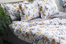 Комплект постільної білизни TAG Tekstil з компаньйоном 1.5-спальний Різнокольоровий 000240958 (PT-025) - мініатюра 2