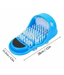 Масажний тапочок для душу з пемзою Easy Feet для миття та чищення ніг у ванну та душ - мініатюра 3