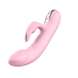 Вібратор-кролик B - Series Lyla Vibrator Michelle 23 см (рожевий) - мініатюра 5