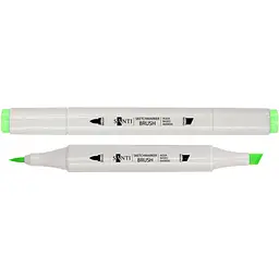 Набір акварельних маркерів Santi Sketch SM-71 блідо-зелений 6 шт. (390744)