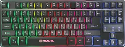 Клавіатура REAL-EL Gaming 8710 TKL Backlit USB black (EL123100030)