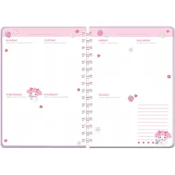 Щоденник на спіралі Kite Hello Kitty тверда обкладинка (HK26-438) - мініатюра 4