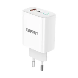 Блок живлення зарядний пристрій ArmorStandart AR35 2 порти USB A + C PD 30 W (ARM69689)
