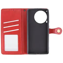 Шкіряний чохол-книжка GETMAN Gallant (PU) для TECNO Camon 30 (CL6) Червоний - мініатюра 6