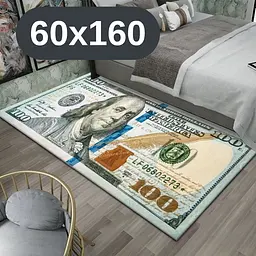 Стильний та зносостійкий килим для дому "100 доларів" 60х160 KT8000601