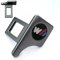 Заглушка ременя безпеки Bmw M-Power логотип Темні 1 шт