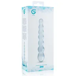Скляний дилдо у вигляді намистин Gildo Glass Dildo No. 19 - мініатюра 5