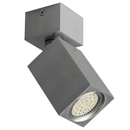 Підсвітка тубус Brille накладна поворотна AL-80/1 GU10 Alum IP20 26-812 - мініатюра 2