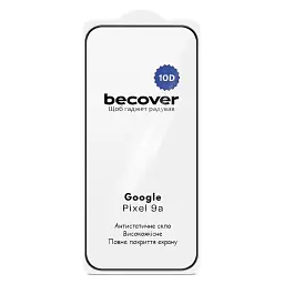 Скло захисне BeCover 10D Google Pixel 9a Black (715715) - мініатюра 3