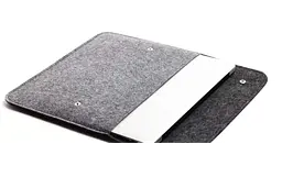Чохол Gmakin Apple MacBook Pro 14` GM05-14 Felt Case (Black/Grey) [73580] - мініатюра 4